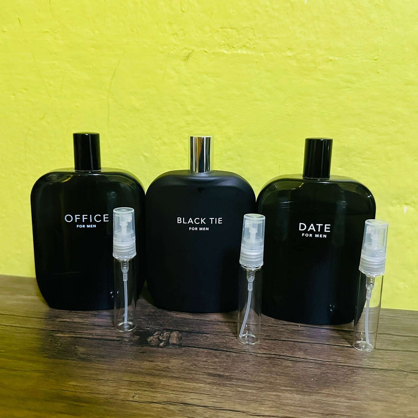 Tres Muestras Jeremy Fragance (Office+Date+Black Tie) Para Hombre