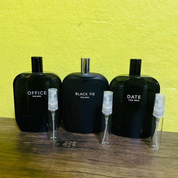 Tres Muestras Jeremy Fragance (Office+Date+Black Tie) Hombre