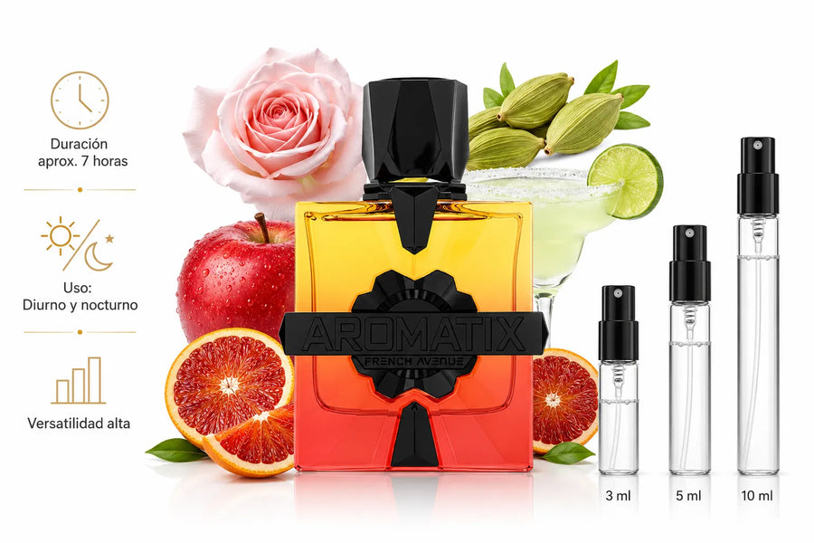 Forbidden Fruit Aromatix X French Avenue Fragrance World Decant (muestra) hombre y mujer