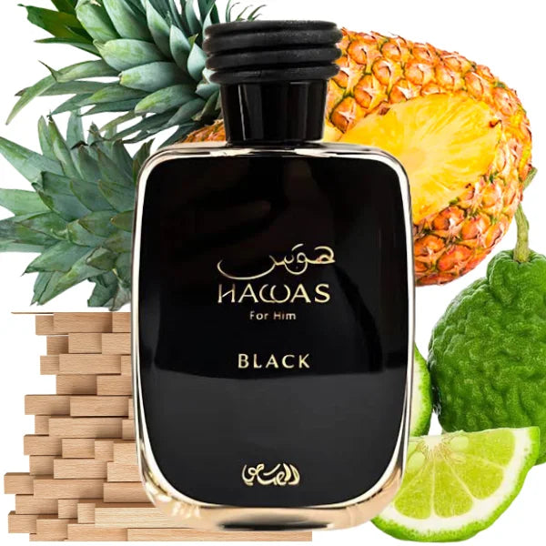 Rasasi Hawas Black Decant (muestra) Hombre