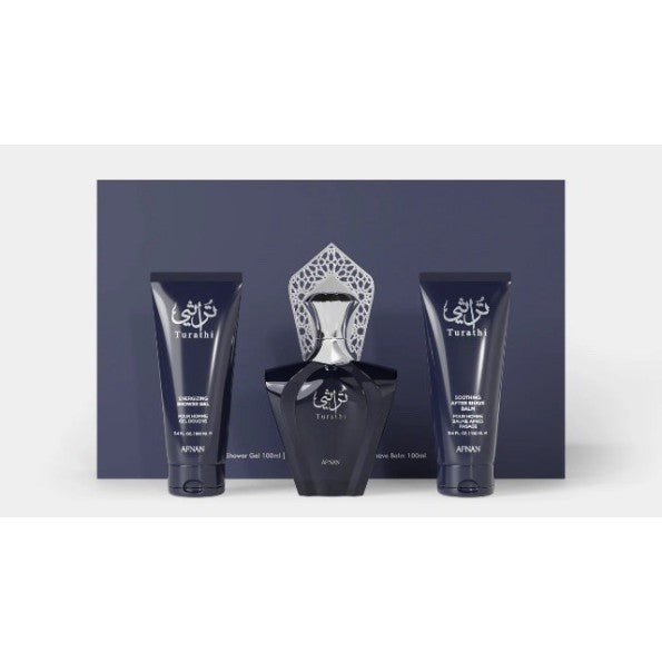 Set Turathi Blue 90 ml, gel de baño y After Shave Balm