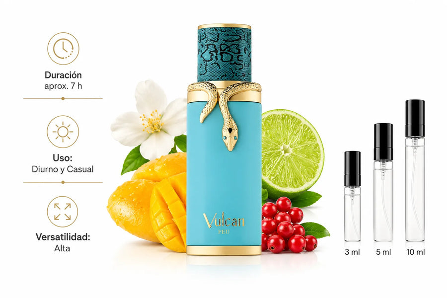 French Avenue Vulcan Feu Fragrance World Decant (muestra) hombre y mujer