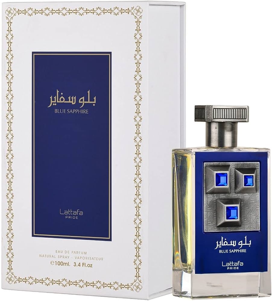 Blue Sapphire Lattafa 100 ml Perfume Árabe Para Hombre