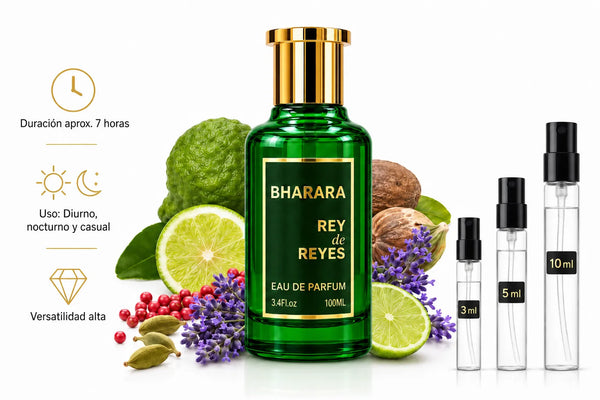 Bharara Rey de Reyes EDP Decant (muestra) hombre