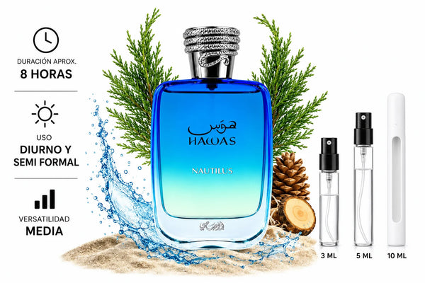 Rasasi Hawas Nautilus Decant (muestra) hombre