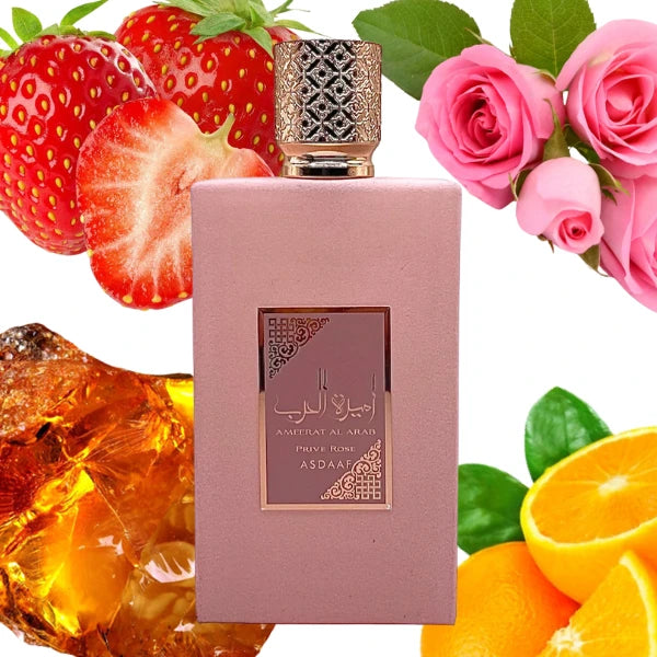 ameerat al arab prive rose Lattafa Decant (muestra) Mujer