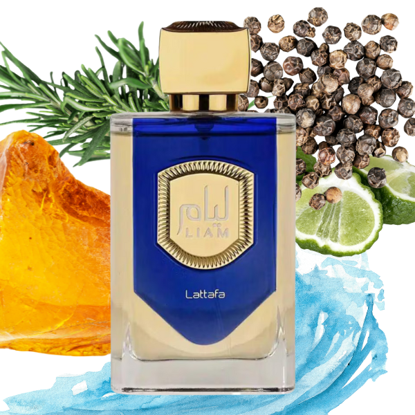 Liam Blue Shine Lattafa EDP Decant (muestra) Hombre