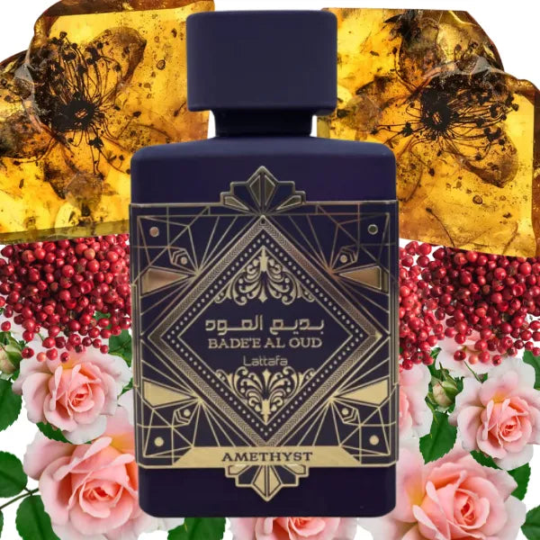 Bade'e Al Oud Amethyst Lattafa Edp Decant (muestra) Hombre y Mujer