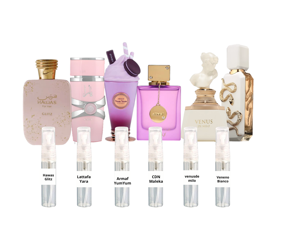 Set Perfumes Arabes Mujer Decants 1