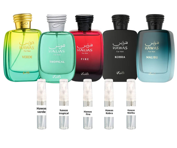Set Perfumes Arabes Hawas 2