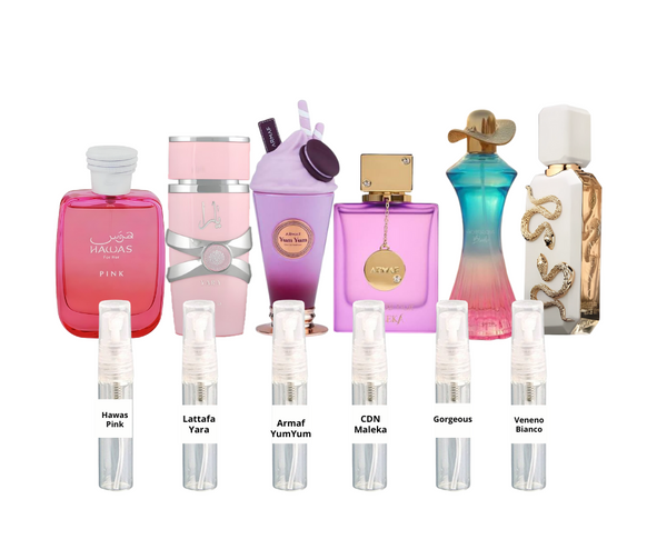 Set Perfumes Arabes Mujer Decants 1