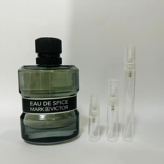 Eau de spice fragrance world Decant (muestra) spicebomb dupe