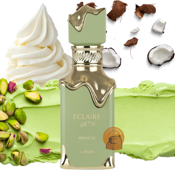 Lattafa Eclaire Pistache Decant (muestra) hombre y mujer