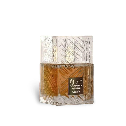 Khamrah Qhawa Lattafa 100 ml Perfume Árabe para hombre y mujer