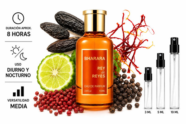 Bharara Rey de Reyes Orange Decant (muestra) hombre