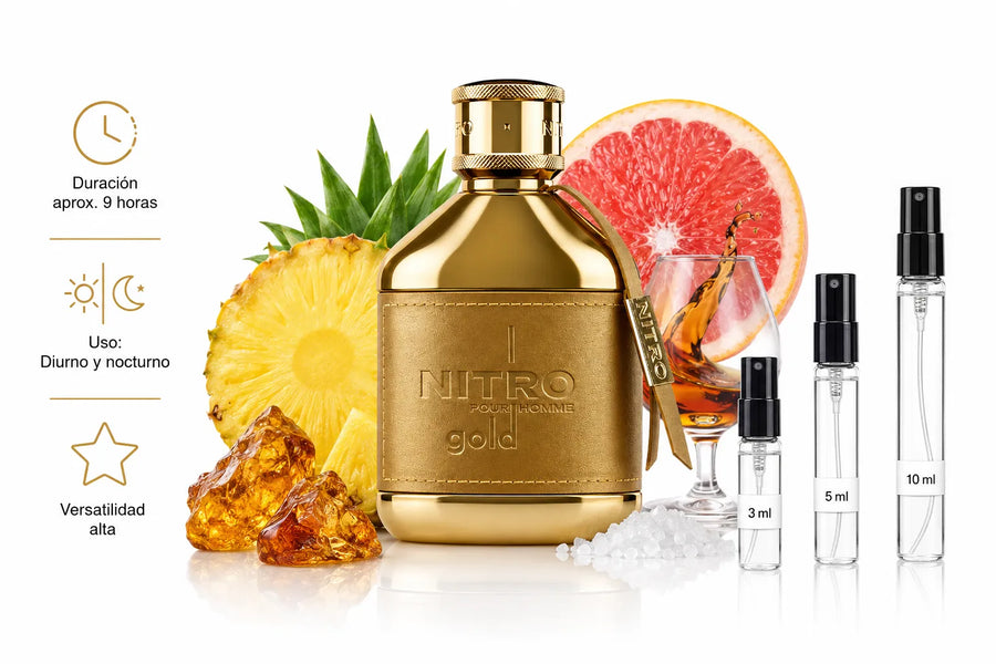 Dumont Nitro Gold Decant (muestra) hombre