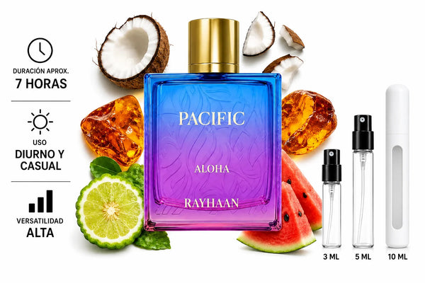 Rayhaan Pacific Aloha Decant (muestra) hombre y mujer
