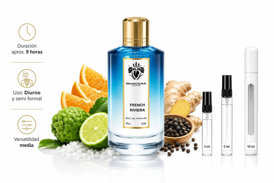 Mancera French Riviera EDP Decant (muestra) hombre y mujer