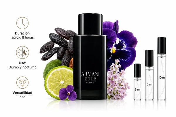Armani Code Parfum de Giorgio Armani Decant (muestra) hombre