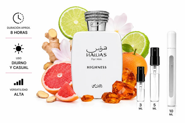 Rasasi Hawas Highness Decant (muestra) hombre