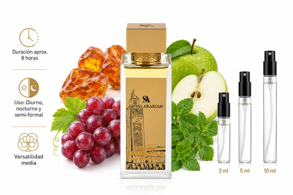 Swiss Arabian Essence of Casablanca Decant (muestra) hombre y mujer