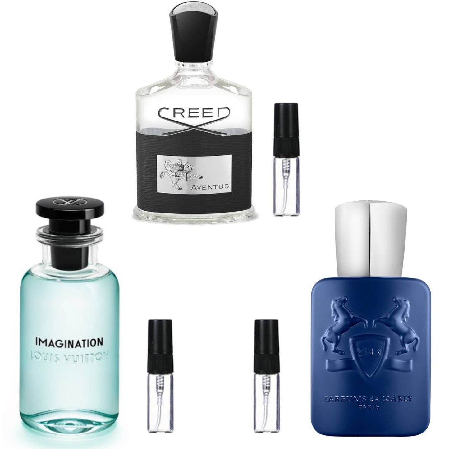 Tres Muestras Perfumes Nicho (aventus+Imagination+Percival) Para Hombres