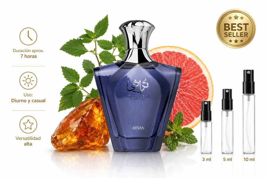 Turathi Blue Afnan EDP Decant (muestra) Hombre