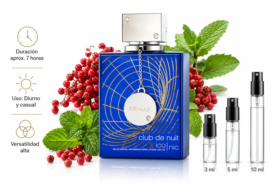 Club de Nuit Iconic Edp Armaf Decant (muestra) Hombre