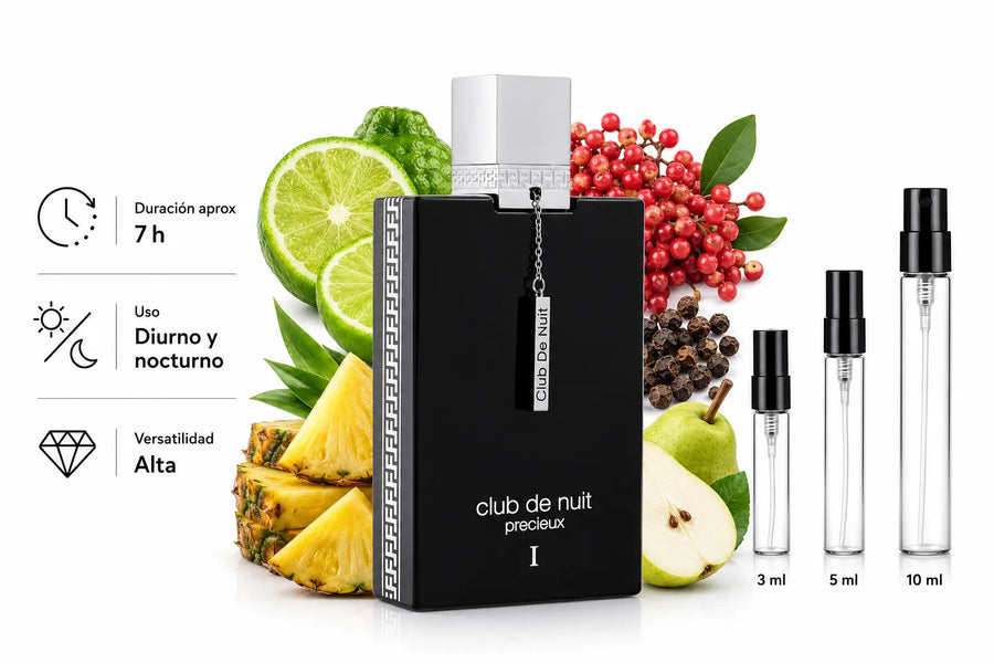 Club de Nuit Precieux armaf Decant (muestra) Hombre