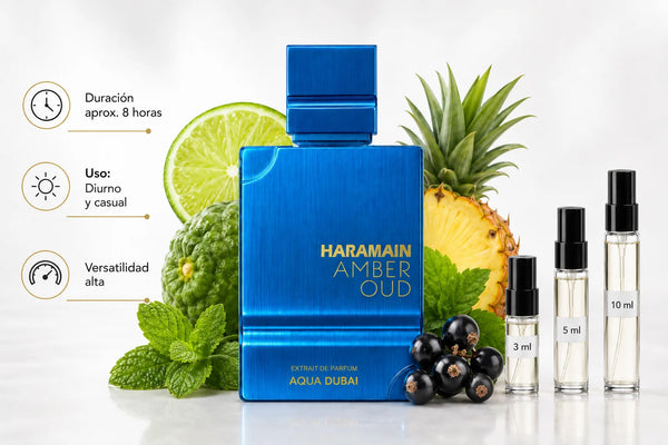 Al Haramain Aqua Dubai Decant (muestra) Hombre y Mujer
