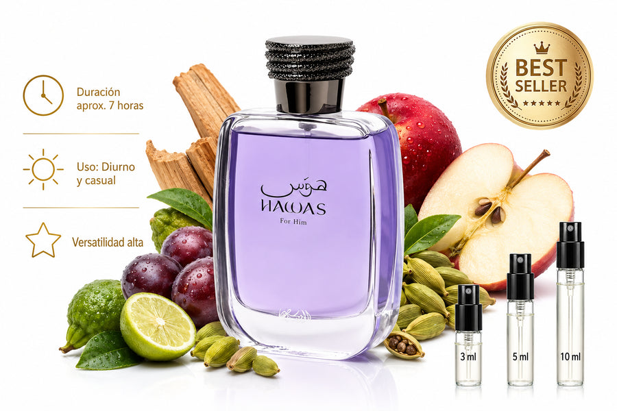 Hawas Rasasi Edp Decant (muestra) Para Hombre