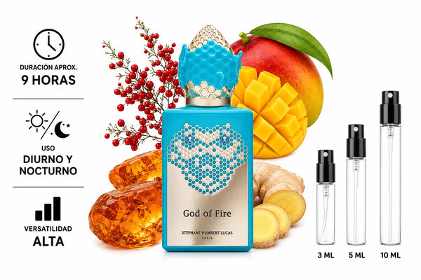 God of Fire EDP Stéphane Humbert Lucas Decant (muestra) hombre y mujer