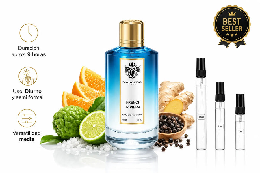 Mancera French Riviera EDP Decant (muestra) hombre y mujer