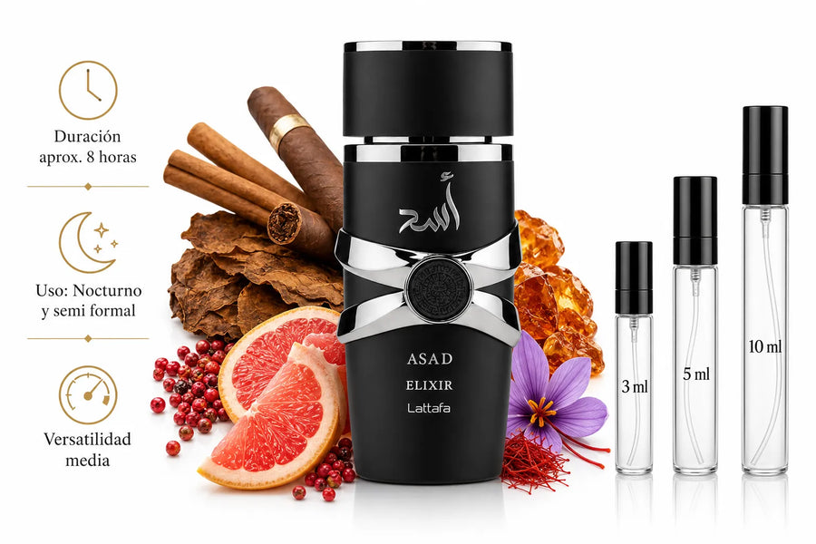 Lattafa Asad Elixir Decant (muestra) hombre