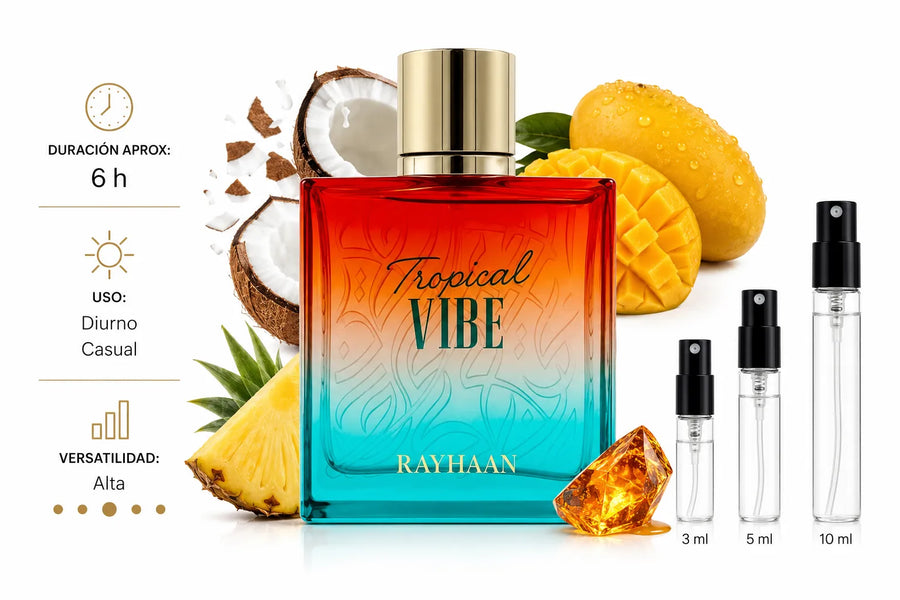 Rayhaan Tropical Vibe Decant (muestra) hombre