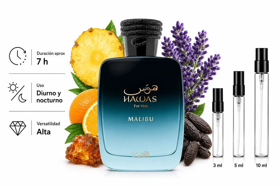 Rasasi Hawas Malibu Decant (muestra) hombre