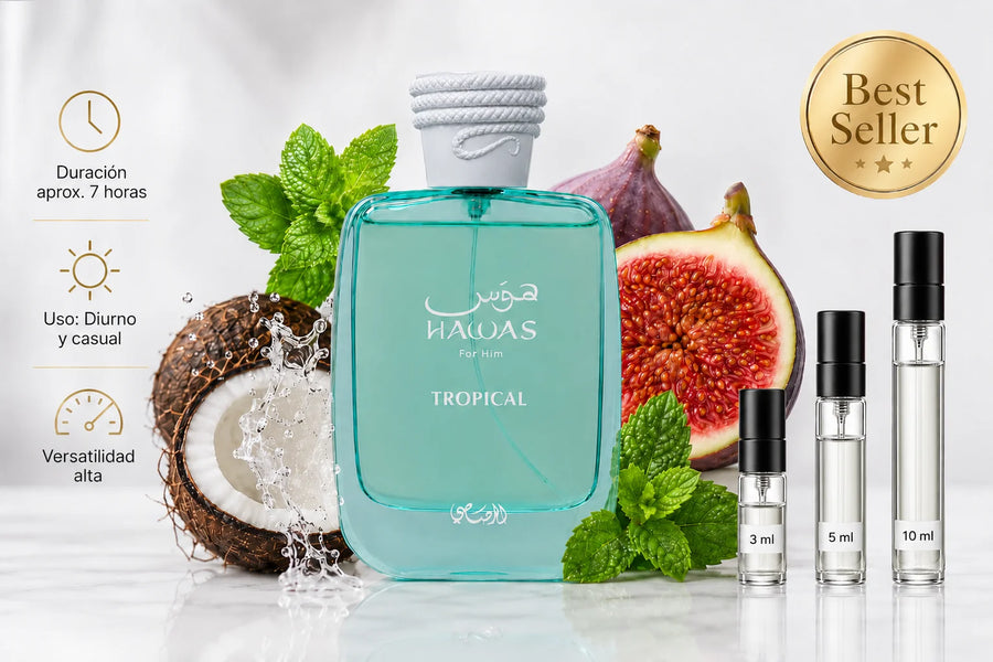 Rasasi Hawas Tropical Decant (muestra) hombre